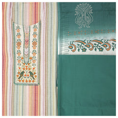 Multicoloured Cotton Dress Material