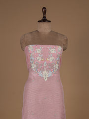 Pink Kota Cotton Dress Material