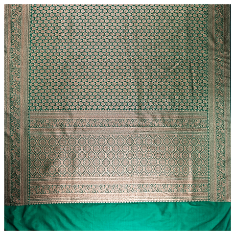 Green Art Silk Banarasi Saree