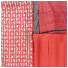 Red Pashmina Dress Material