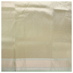 Green Kora Silk Kanjeevaram Saree