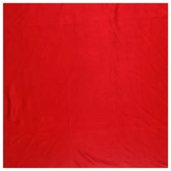 Red Crepe Satin Printed Saree
