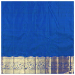 Blue Silk Kanjeevaram Saree
