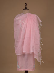 Pink Kota Cotton Dress Material