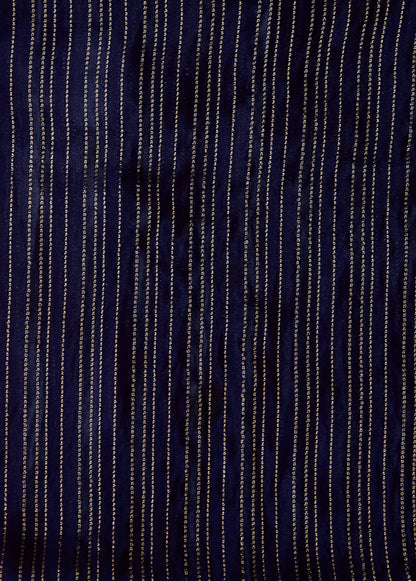 Blue Silk Banarasi Saree
