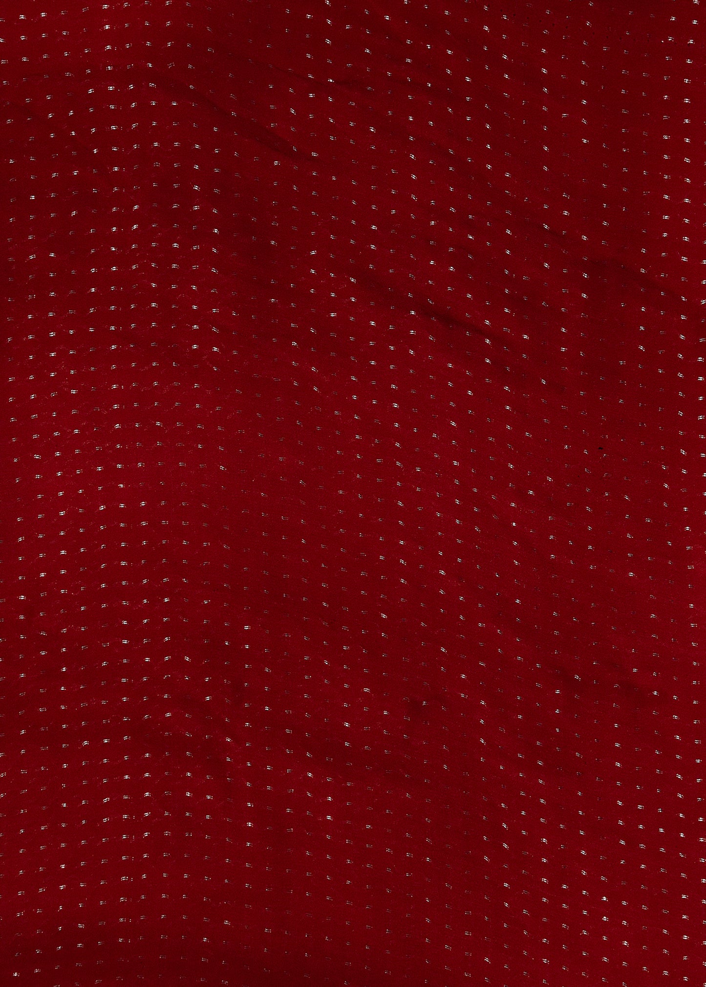 Red Chiffon Printed Saree