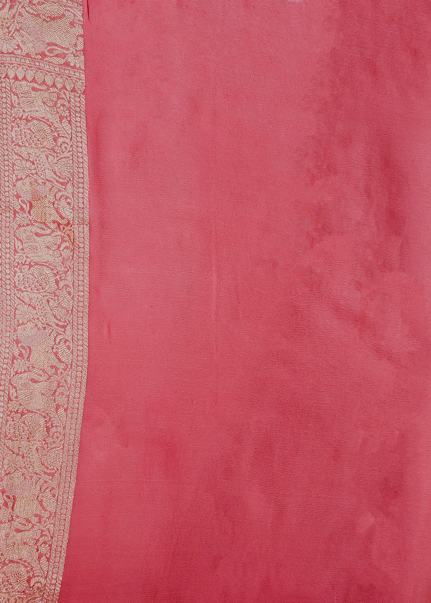 Pink Georgette Banarasi Saree