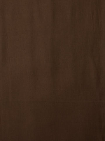 Brown Cotton Tussar Dress Material