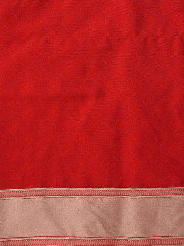 Red Cotton Saree