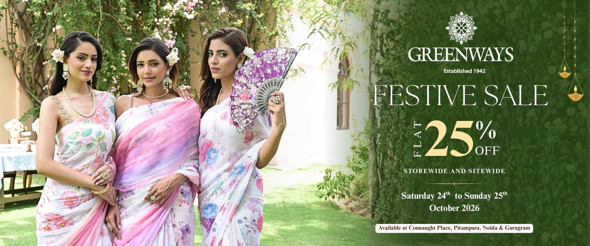 Shop Authentic Indian Sarees Online | Greenways