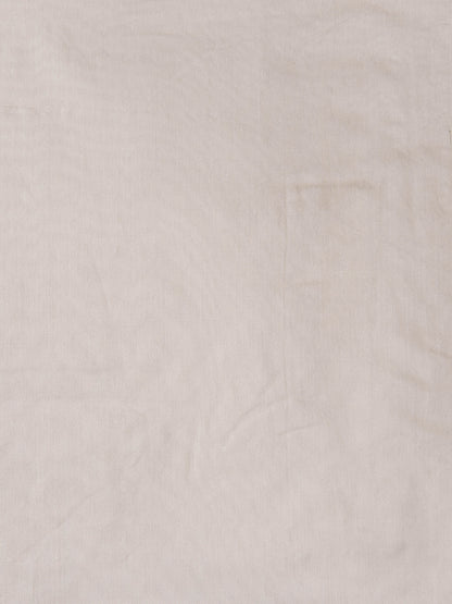 Cream Handloom Cotton Dress Material,