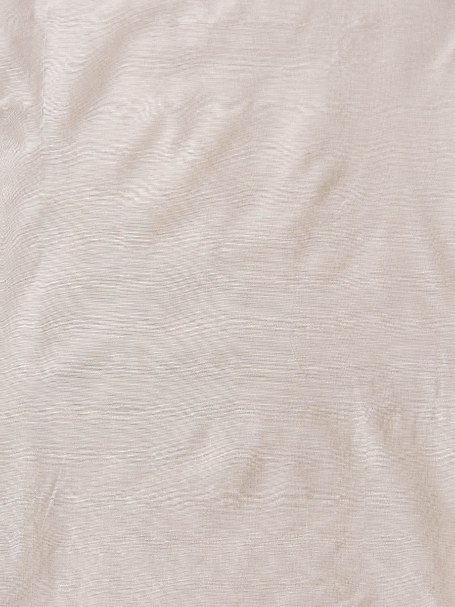Cream Handwoven Cotton Dress Material - Image 4 | Greenways Delhi