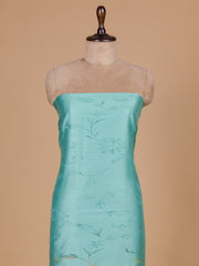 Blue Net Dress Material