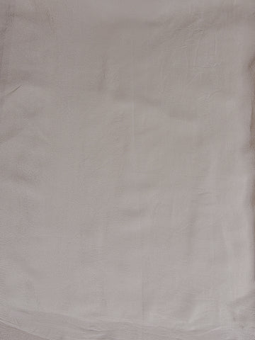 White Chiffon Printed Saree