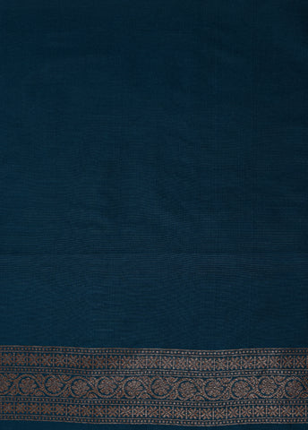 Blue Art Silk Cotton Banarasi Saree