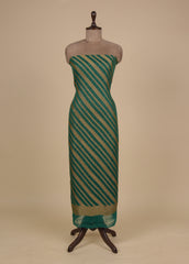 Green Georgette Dress Material