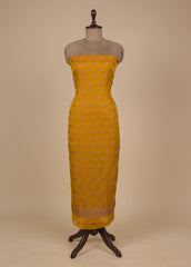 Yellow Georgette Dress Material