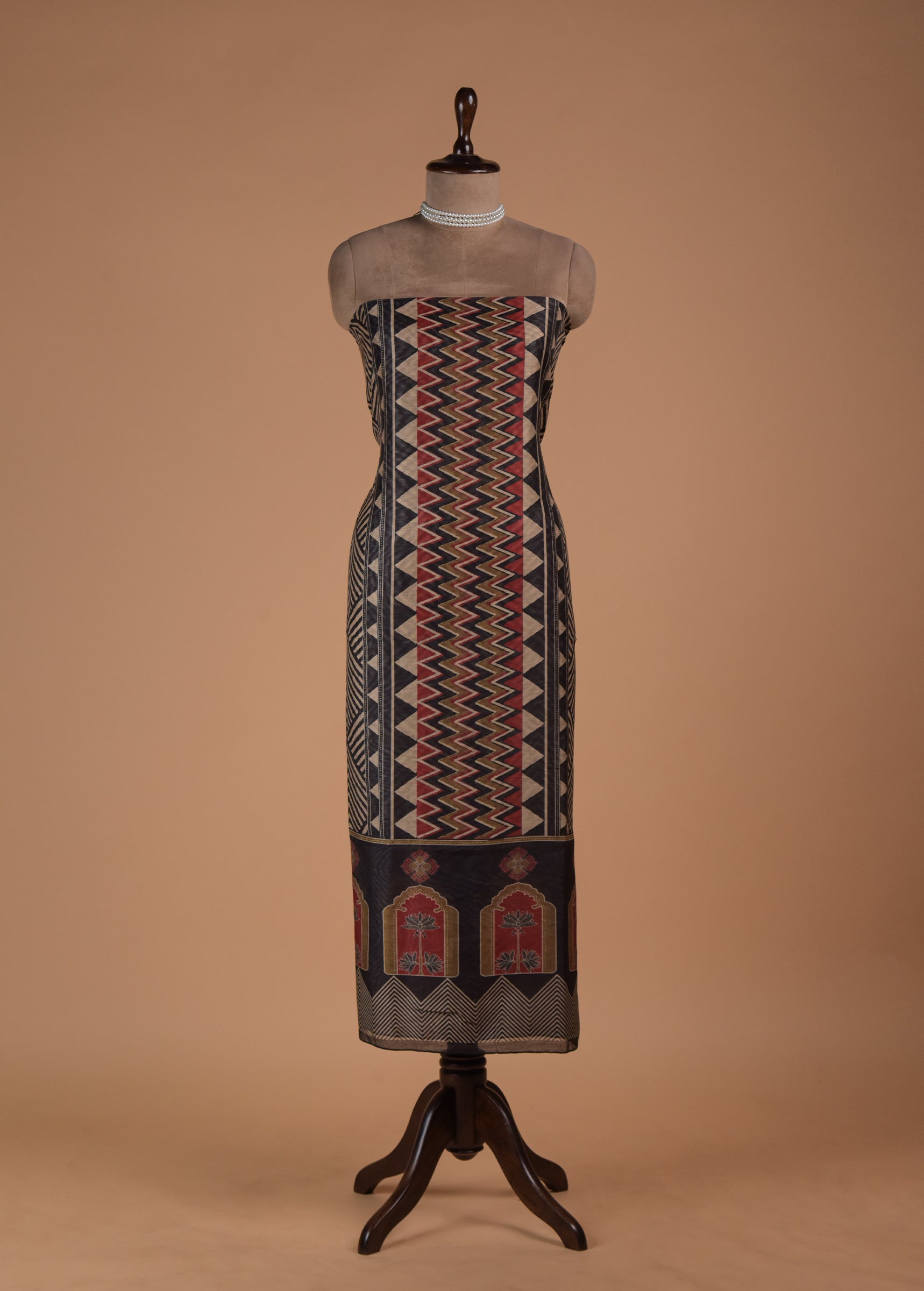 Multicolour Cotton Dress Material | Greenways