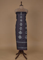 Black Tussar Dress Material