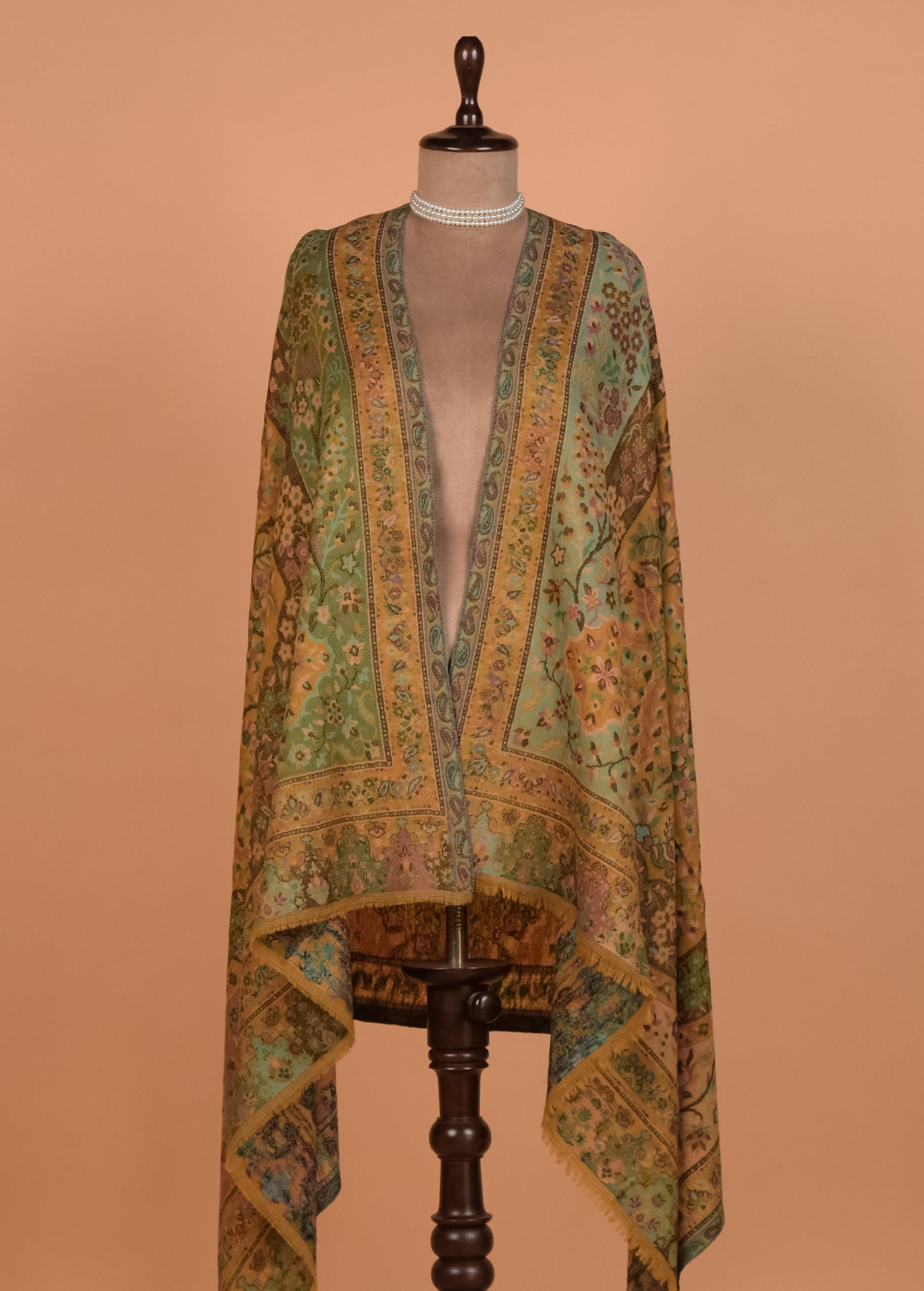 Green Pashmina Shawl