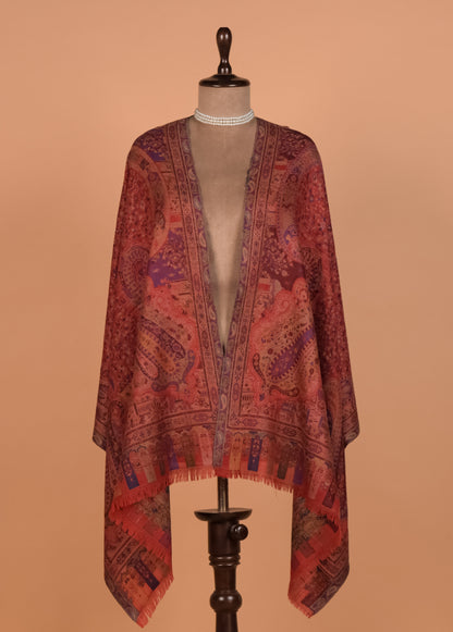 Red Pashmina Shawl