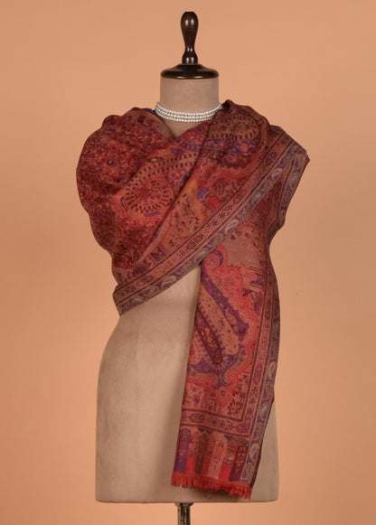 Red Pashmina Shawl