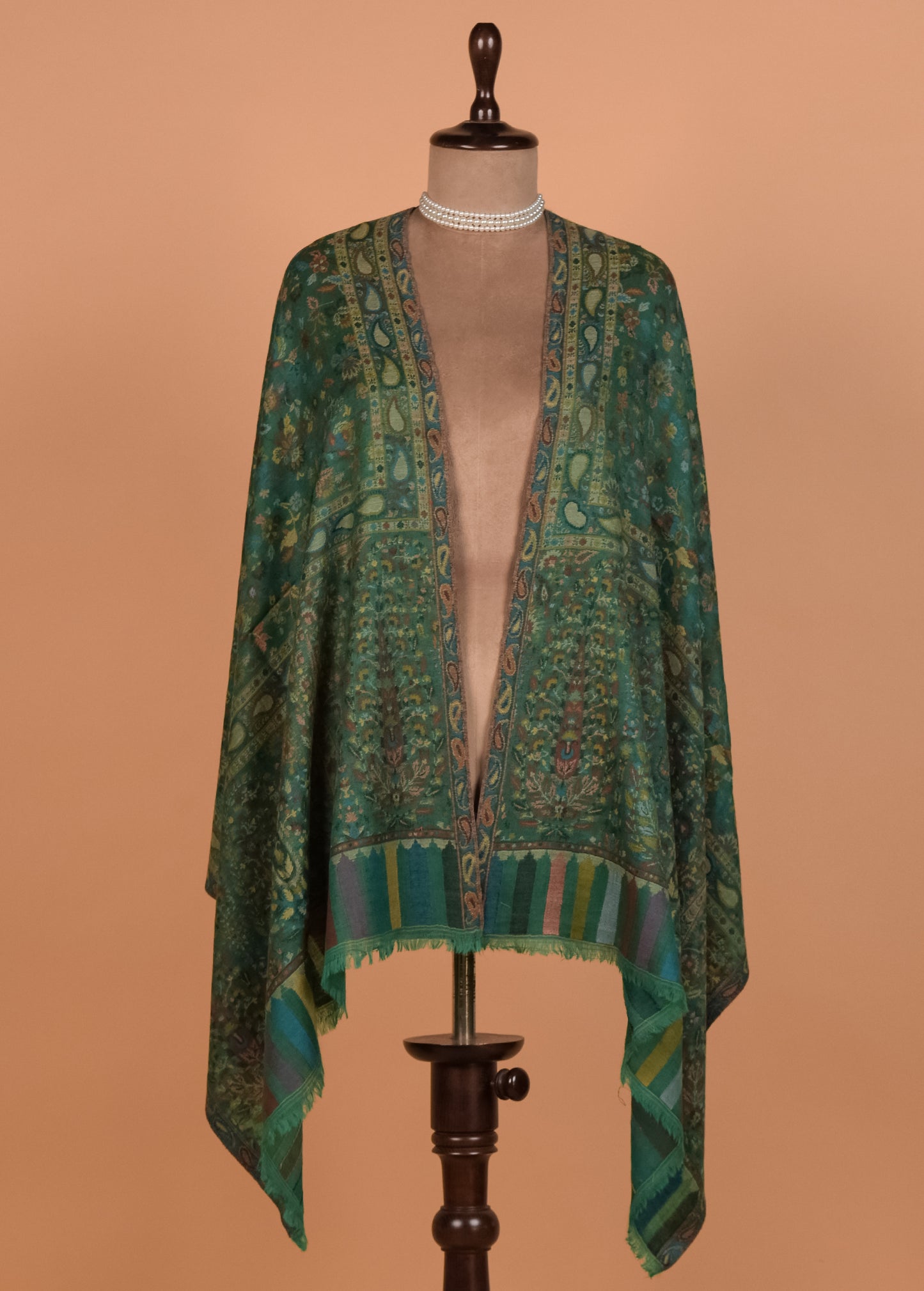 Green Pashmina Shawl