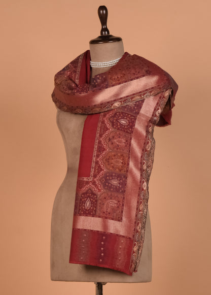 Red Pashmina Shawl