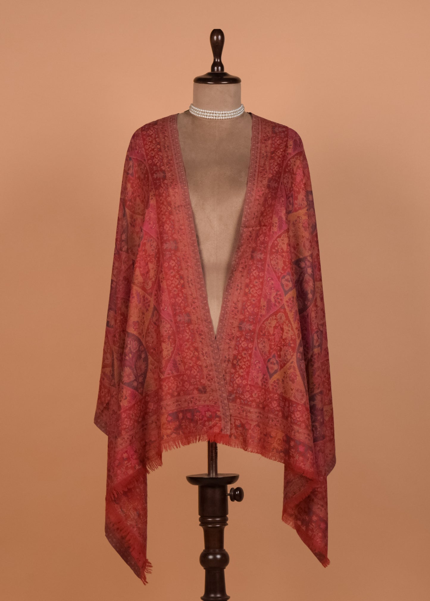 Red Pashmina Shawl