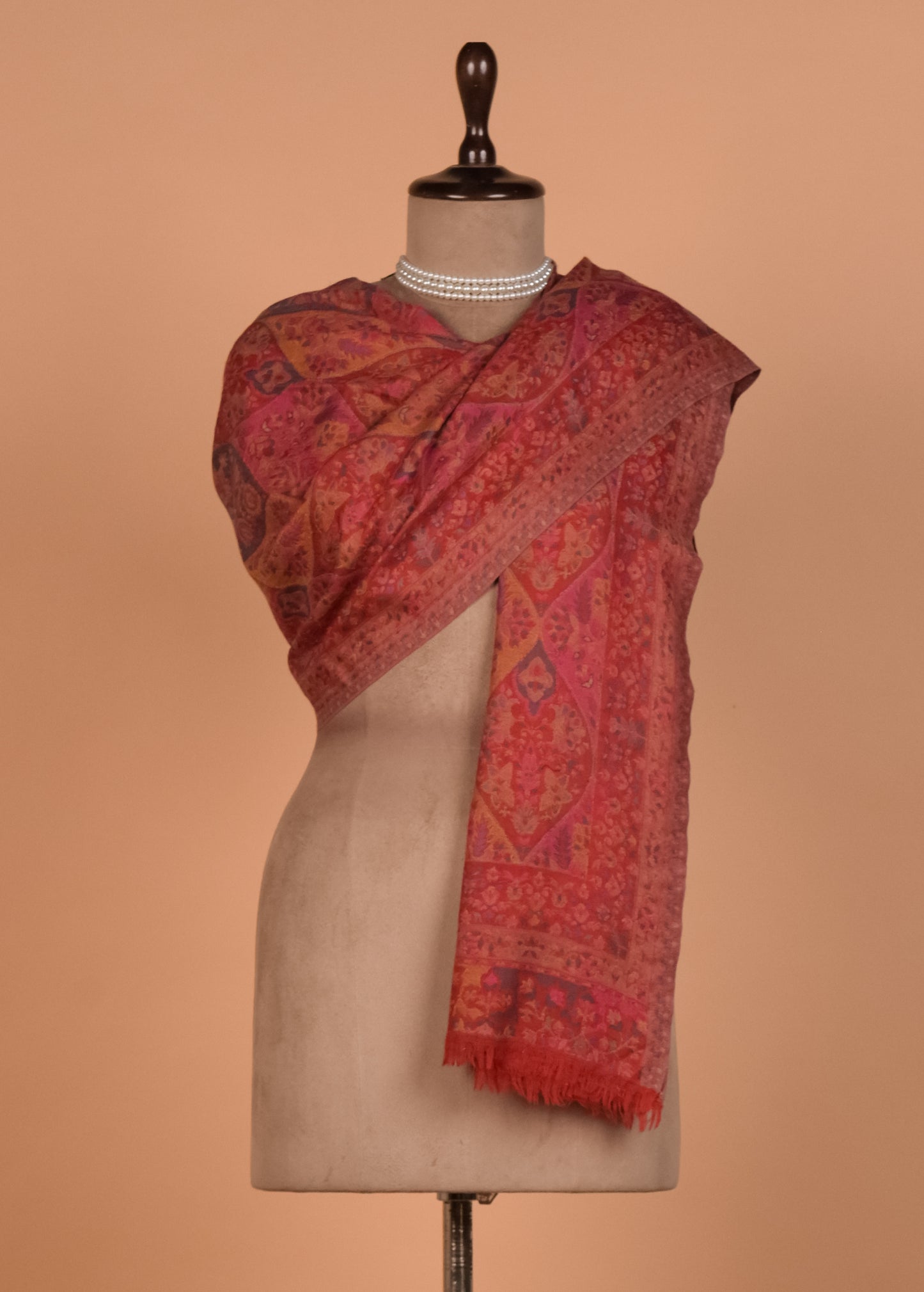 Red Pashmina Shawl
