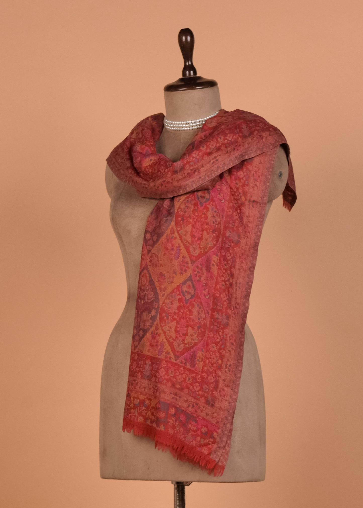 Red Pashmina Shawl