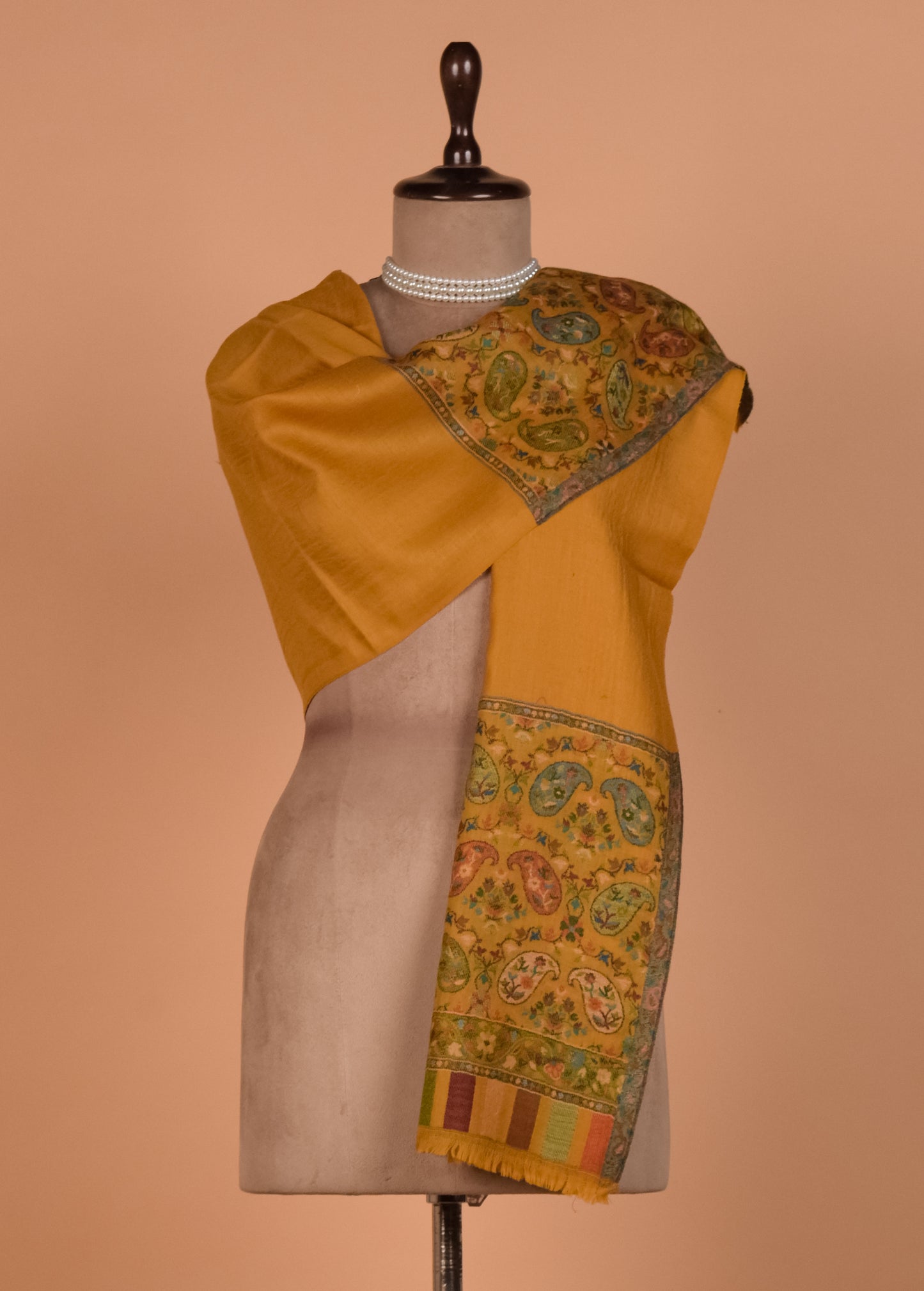 Yellow Pashmina Shawl