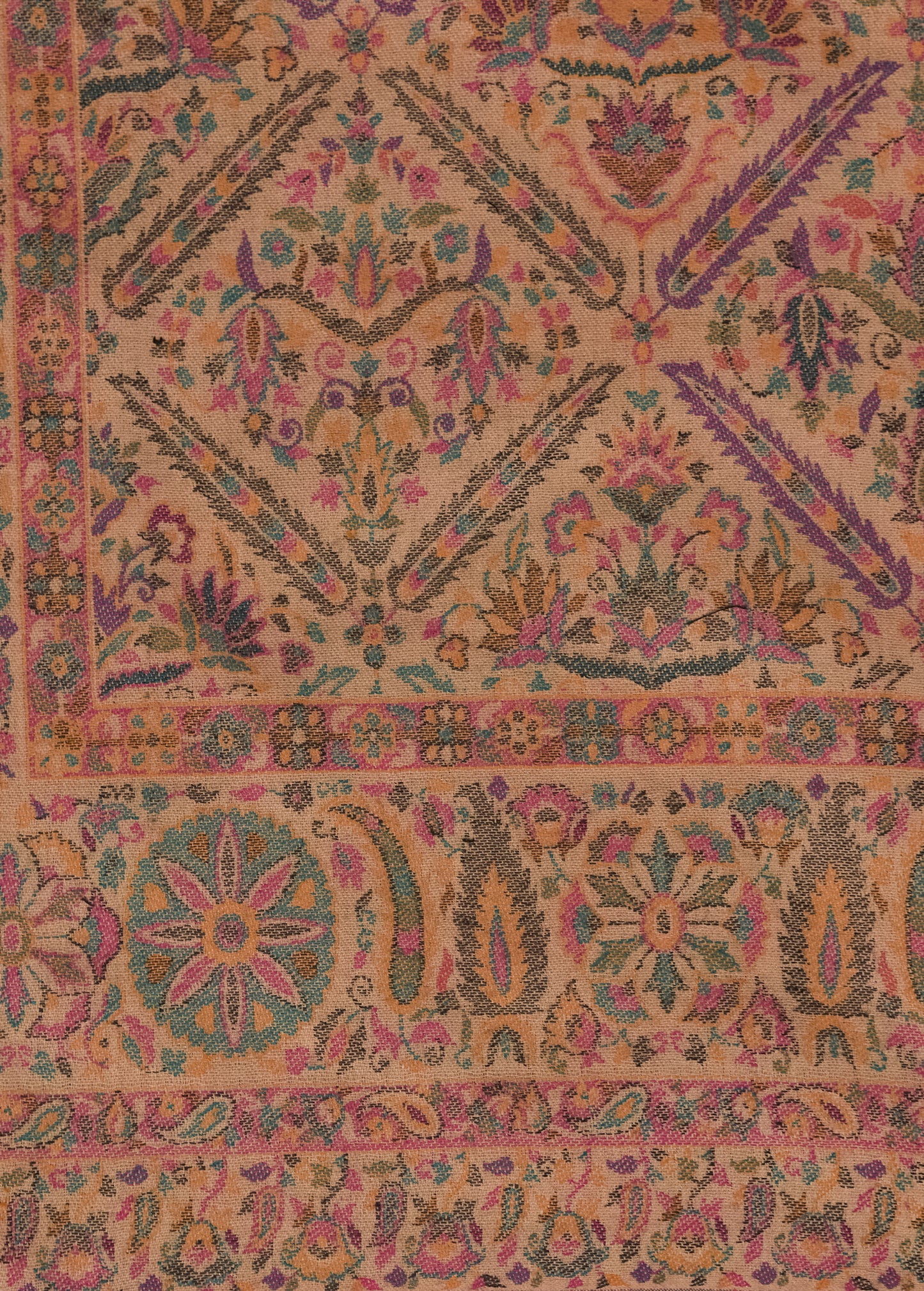 Cream Pashmina Shawl