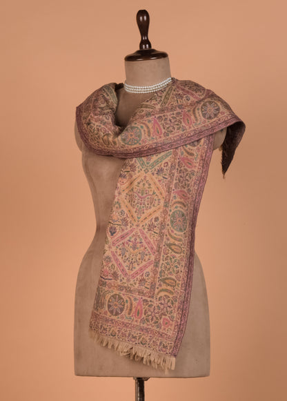 Cream Pashmina Shawl