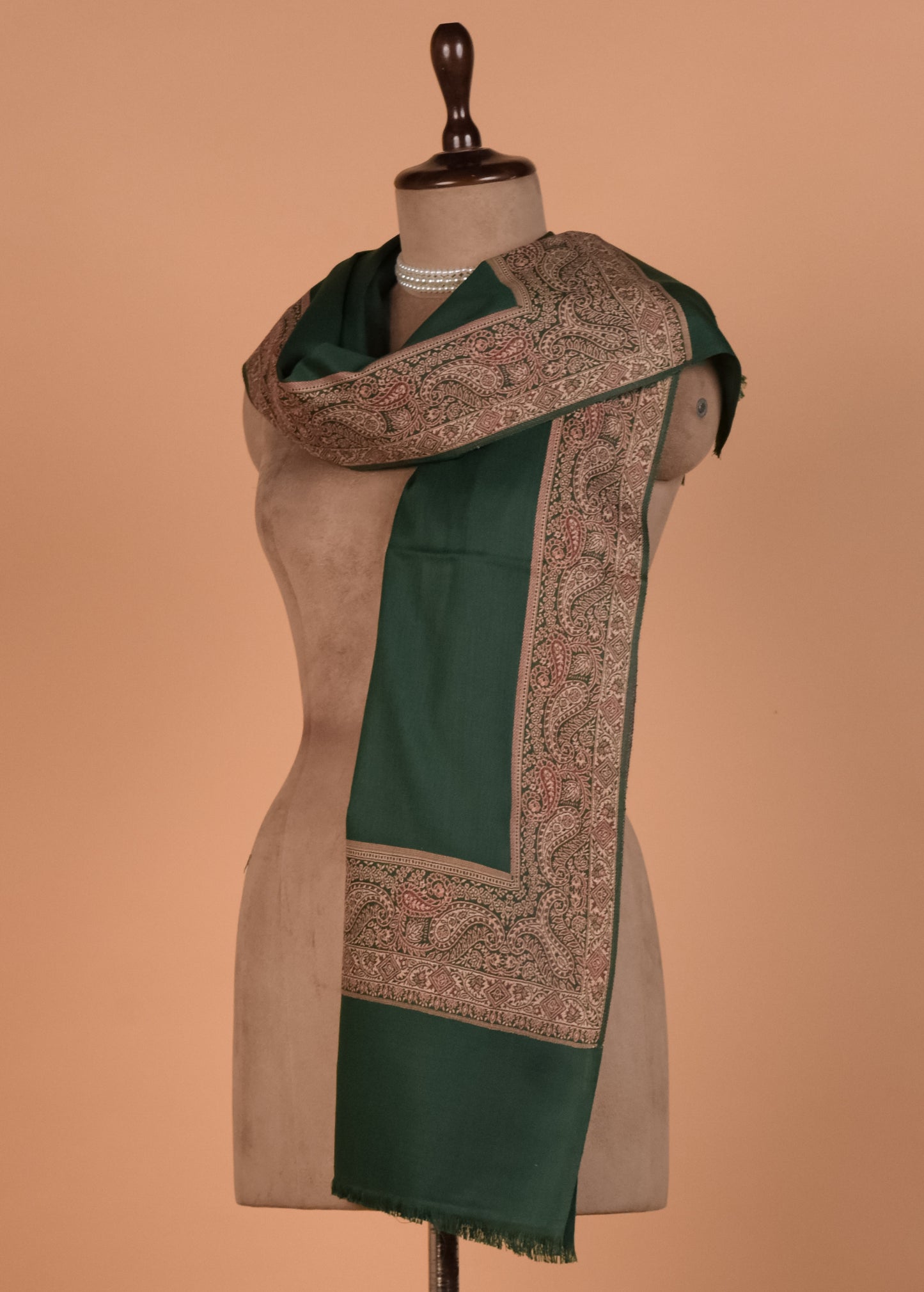 Green Pashmina Shawl