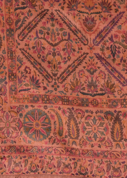 Peach Pashmina Shawl