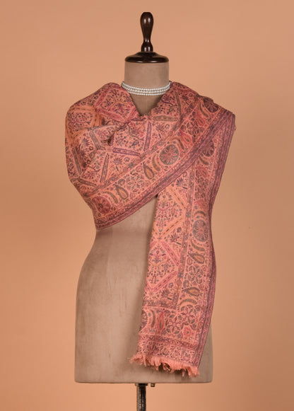 Peach Pashmina Shawl