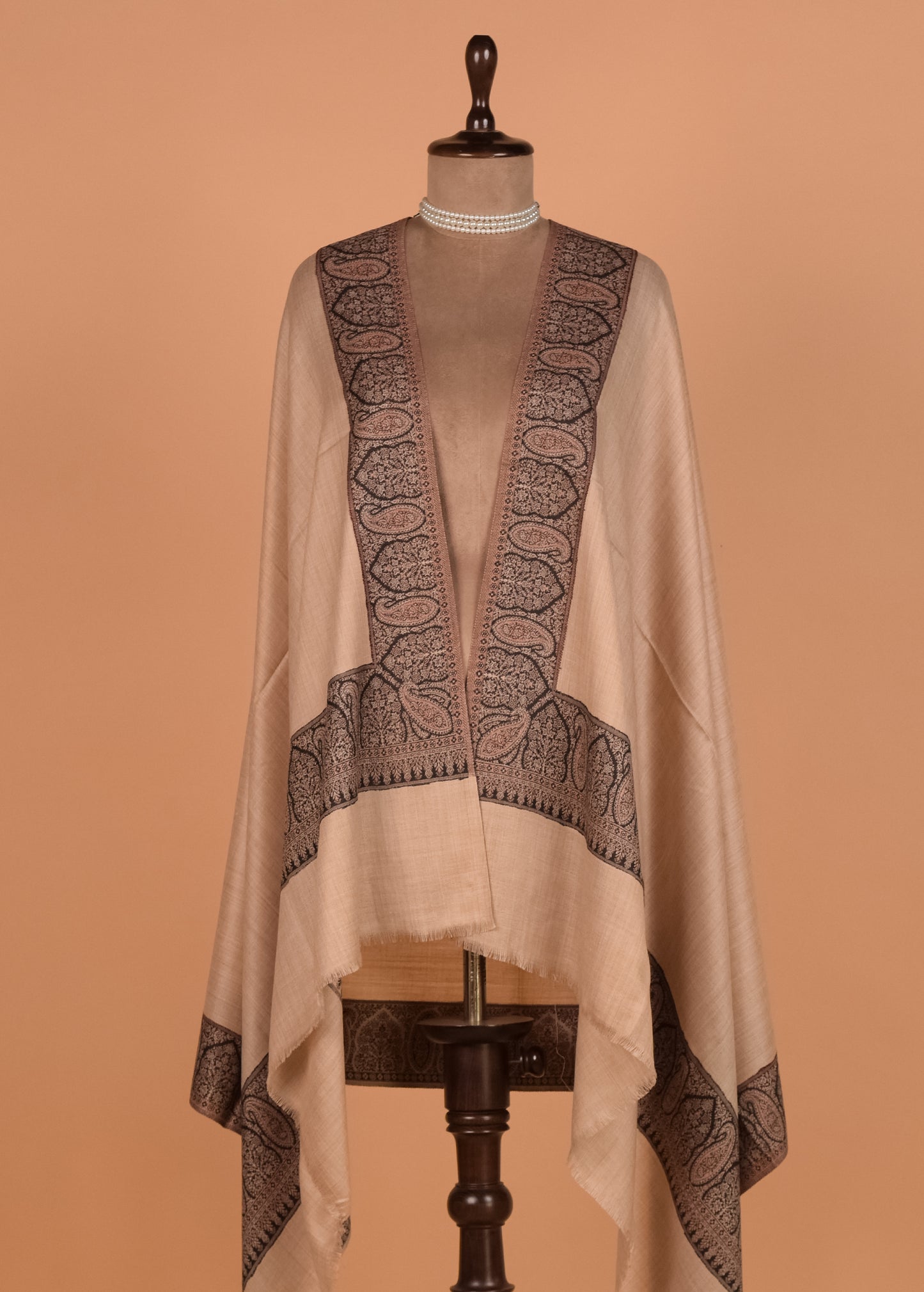 Beige Pashmina Shawl