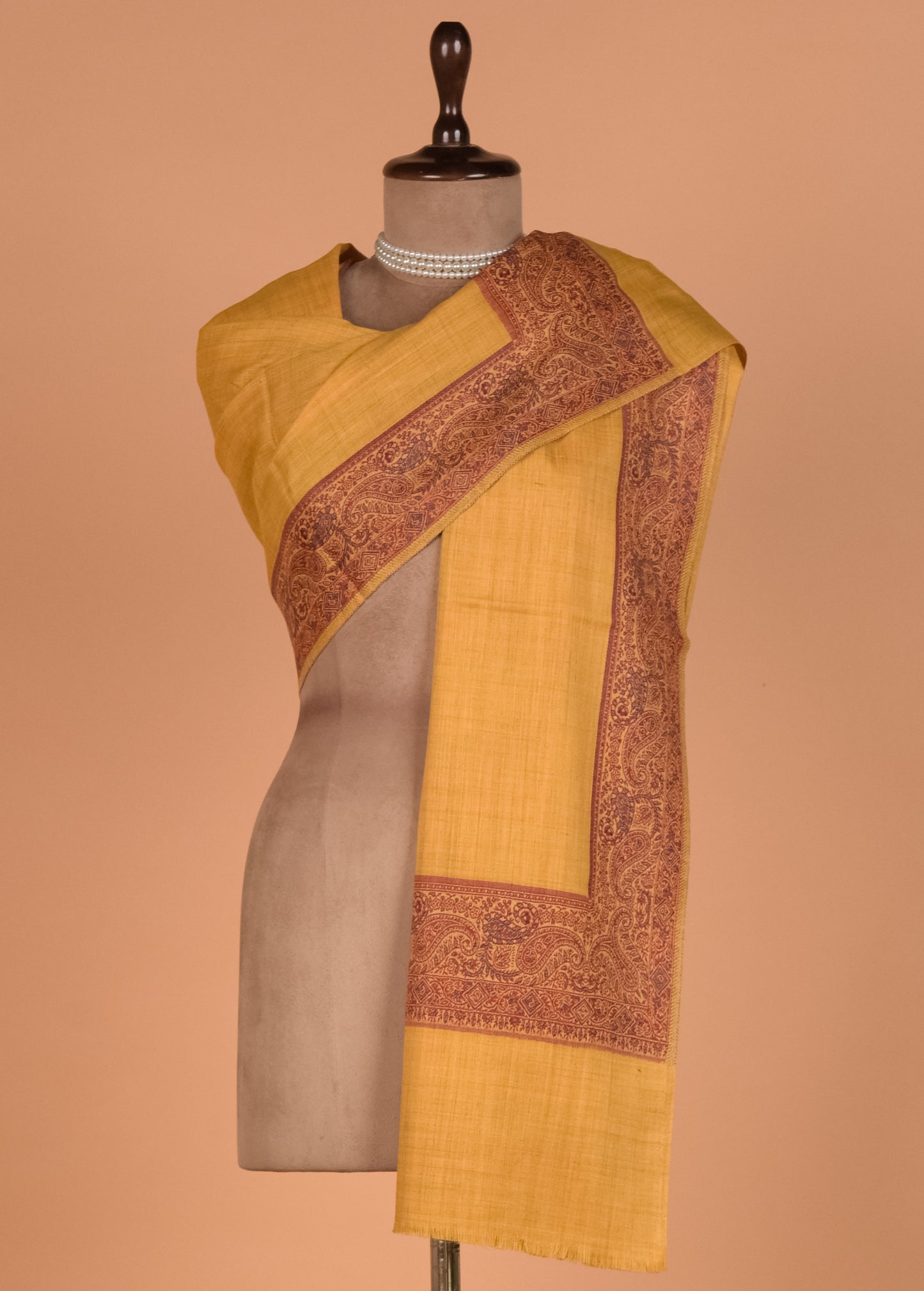 Yellow Pashmina Shawl