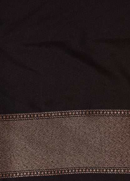 Black Art Silk Banarasi Saree