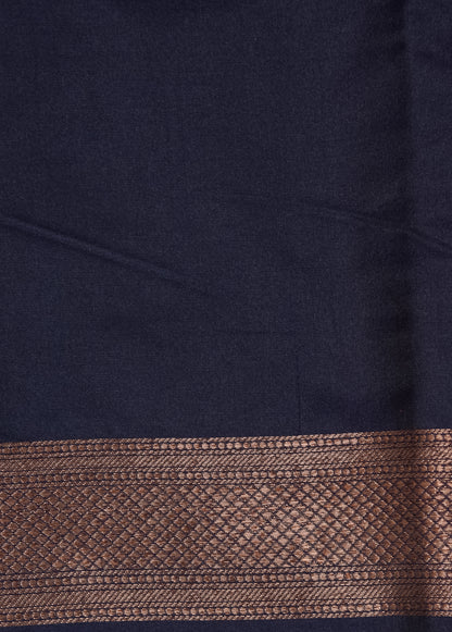 Blue Art Silk Banarasi Saree