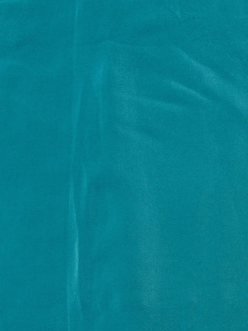 Blue Chiffon Printed Saree
