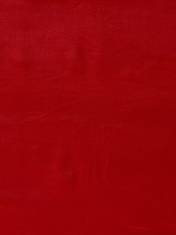 Red Chiffon Printed Saree