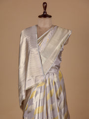 Silver Tissue Kanjeevaram Saree