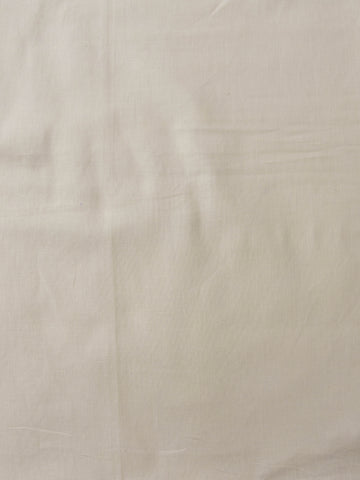 Cream Linen Printed Saree