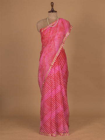 Pink Kota Silk Saree