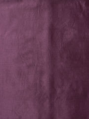 Purple Chanderi Cotton Dress Material