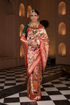 Multicoloured Silk Banarasi Saree