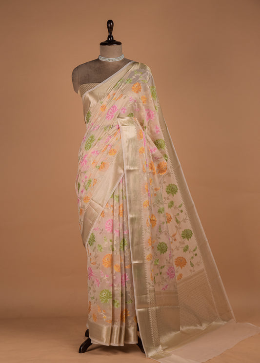 White Cotton Saree