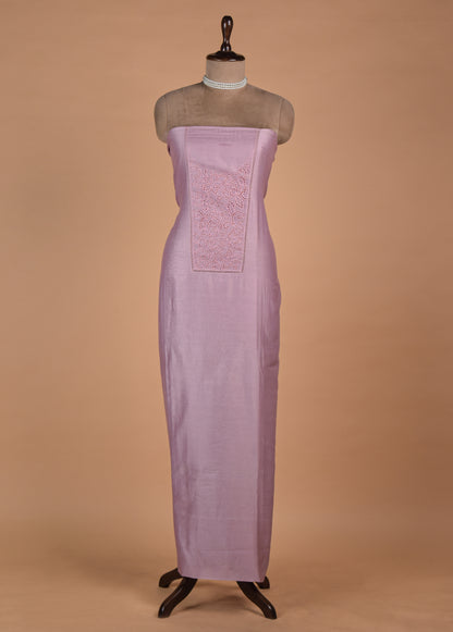 Lilac Organza Dress Material - Image 2 | Greenways Delhi